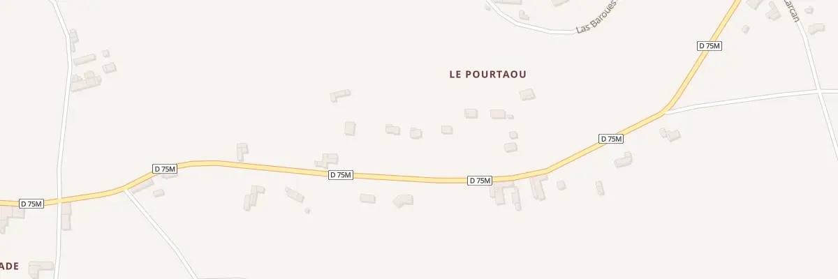 Plan du 41 Le Pourtaou à Larcan