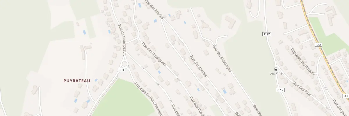 Plan du 11 Rue des Rossignols à Sanilhac