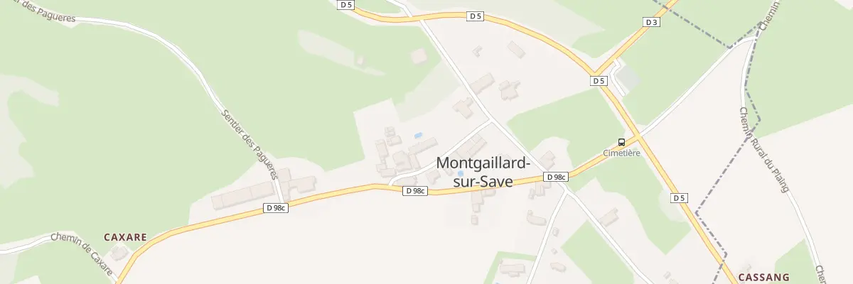 Plan du 1 Rue Georges Vignes à Montgaillard-sur-Save
