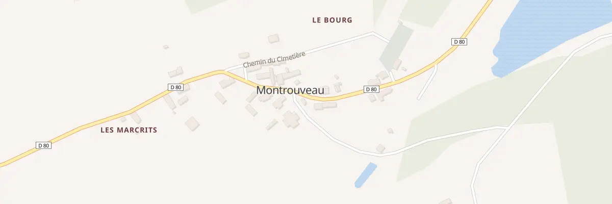 Plan du 9 Rue Principale à Montrouveau
