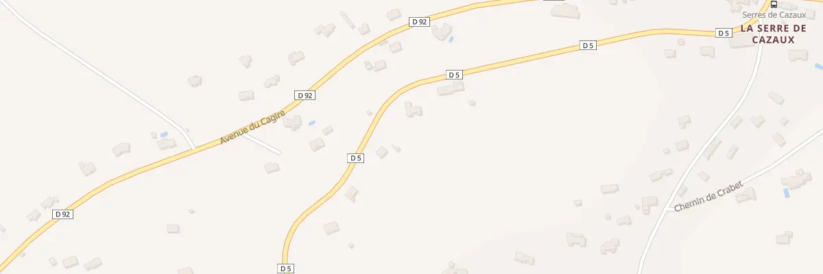 Plan du 2236 Rte de la Serre de Cazaux à Saint-Gaudens