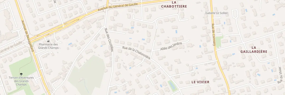 Plan du 10 Rue de la Chalonnière à Saint-Avertin