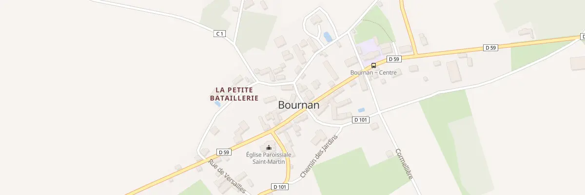 Plan du 3 Pl de la Mairie à Bournan