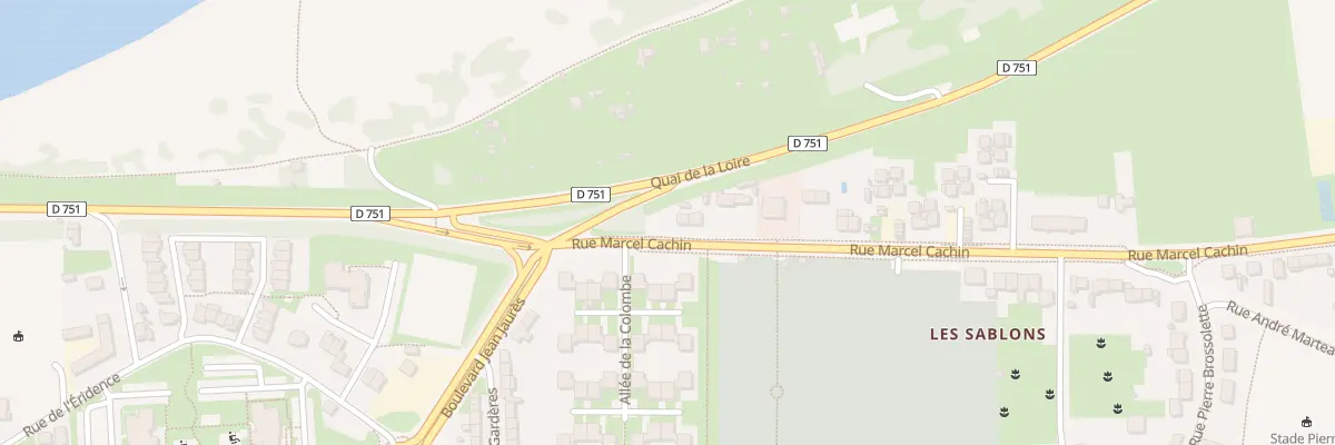 Plan du 4 Rue Marcel Cachin à Saint-Pierre-des-Corps