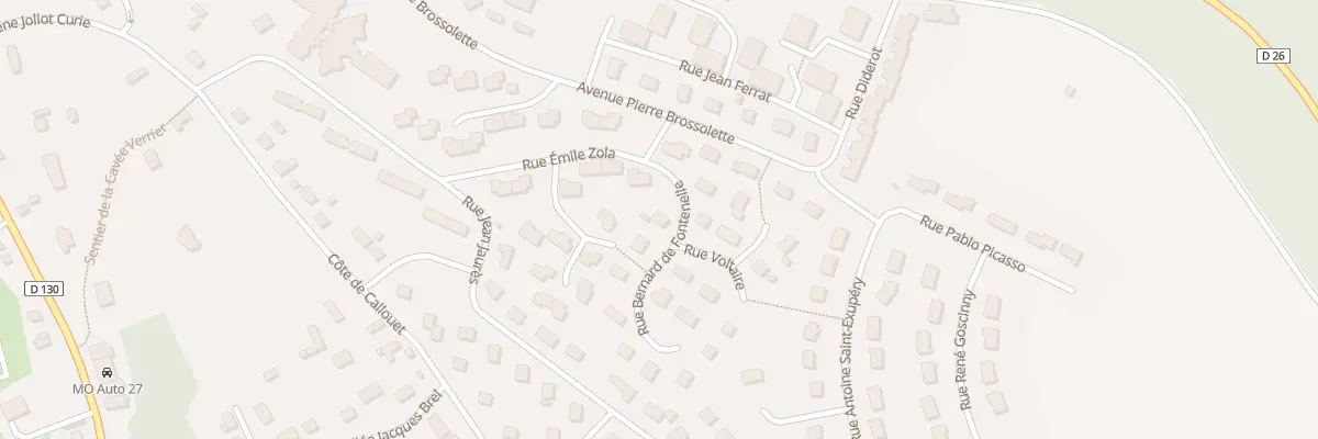 Plan du 14 Rue Bernard de Fontenelle à Brionne