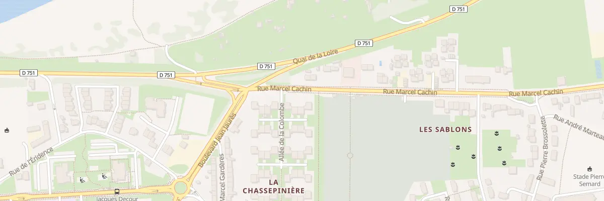 Plan du 6 All de la Colombe à Saint-Pierre-des-Corps