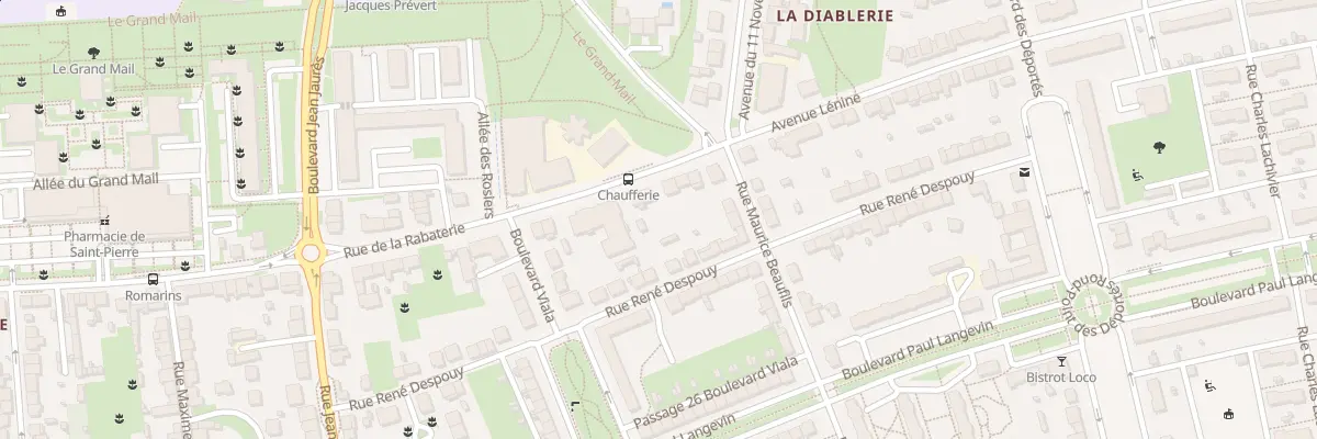 Plan du 107 Rue de la Rabaterie à Saint-Pierre-des-Corps