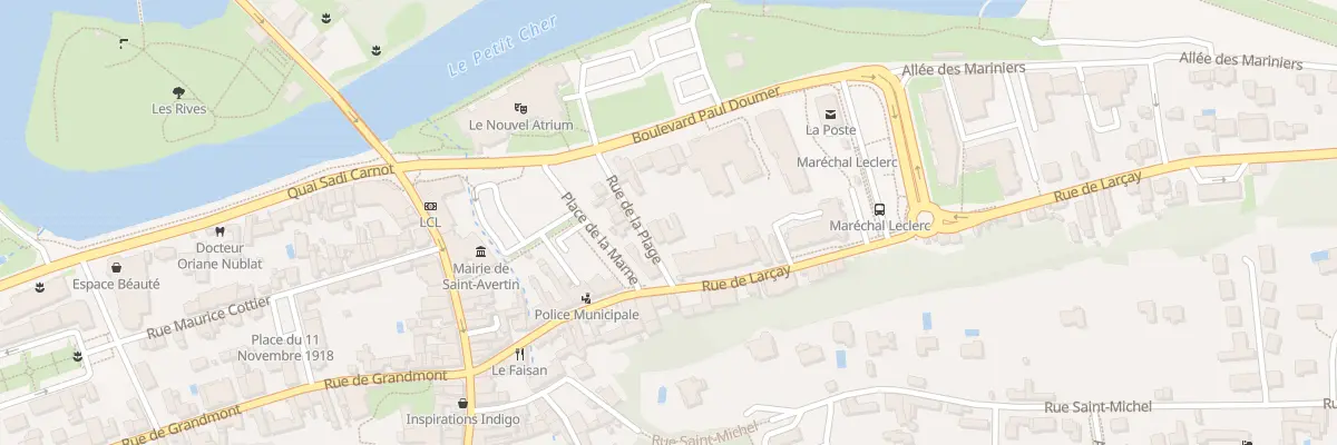 Plan du 24 Rue de Larçay à Saint-Avertin