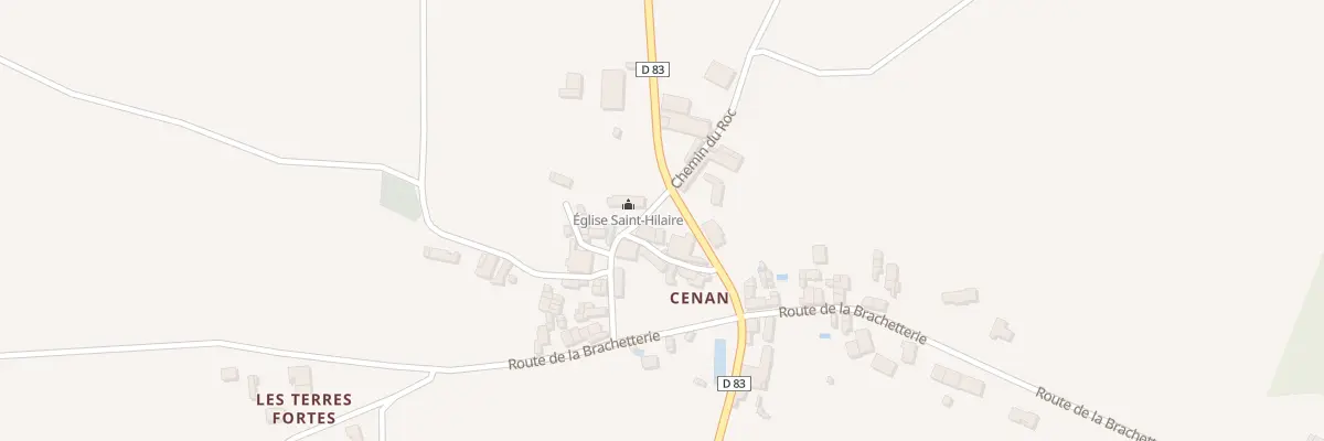 Plan du 6 Rue de l’Église à La Puye