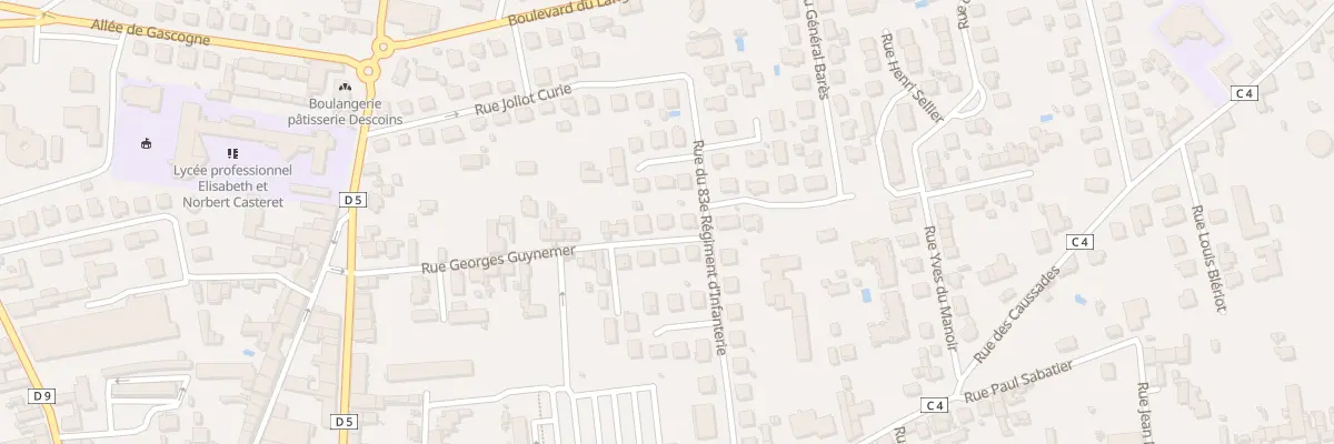 Plan du 29 Rue Guynemer à Saint-Gaudens
