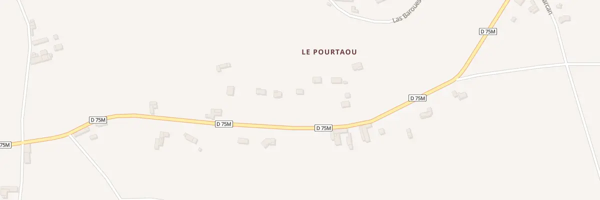 Plan du 42 Le Pourtaou à Larcan