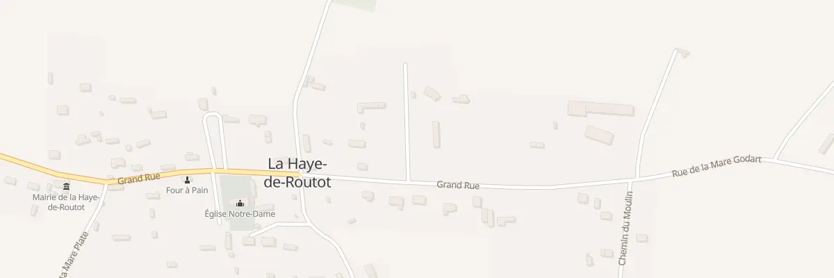Plan du 21A Grande Rue à La Haye-de-Routot
