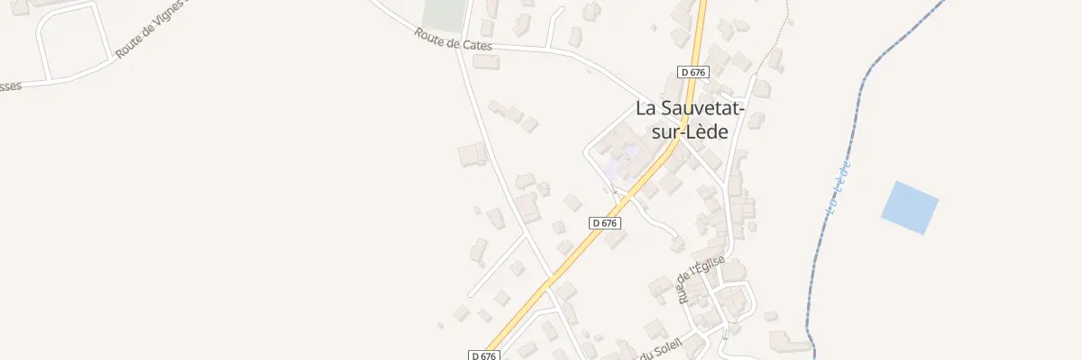 Plan du 5338 Le Bourg à La Sauvetat-sur-Lède