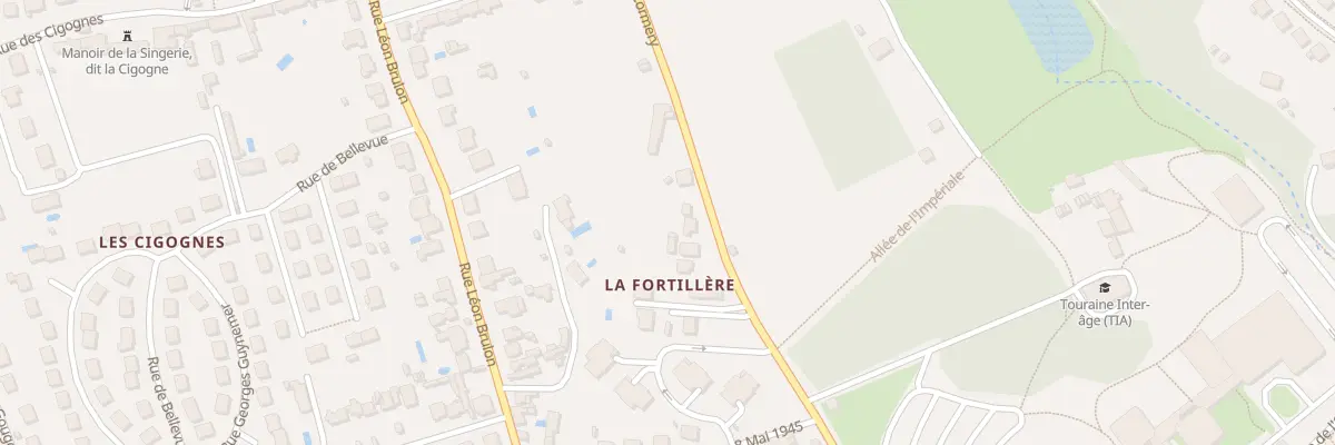 Plan du 105 Rue de Cormery à Saint-Avertin