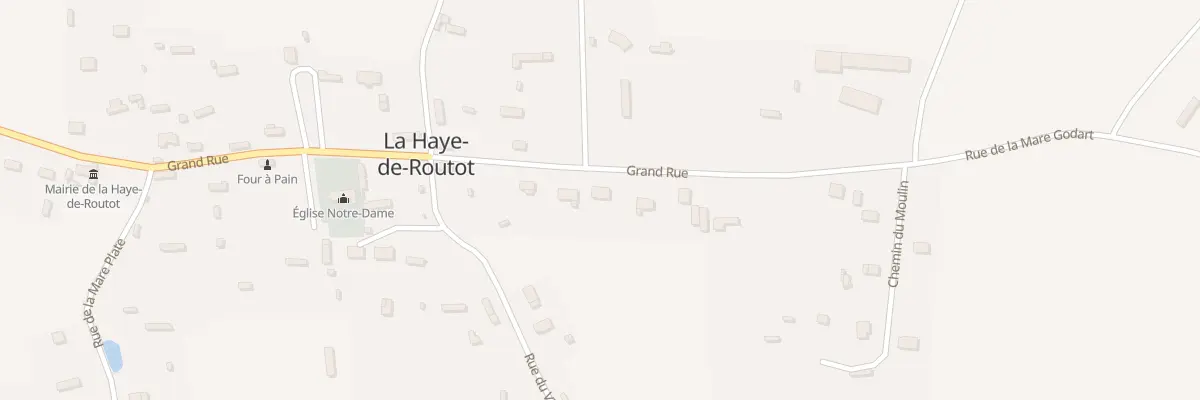 Plan du 16 Grande Rue à La Haye-de-Routot