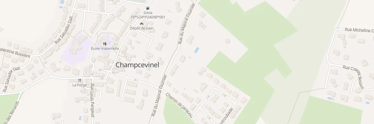 Plan du 304 Beausoleil à Champcevinel