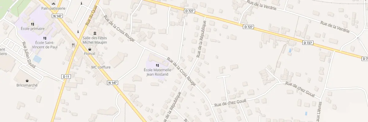 Plan du 31 Rue de la Croix Rouge à Lussac-les-Châteaux