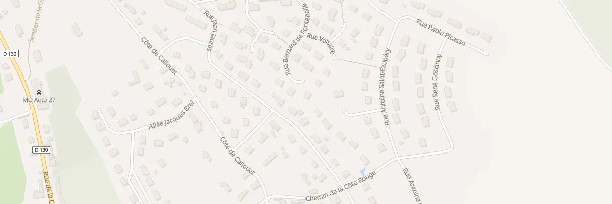 Plan du 8 Rue Bernard de Fontenelle à Brionne