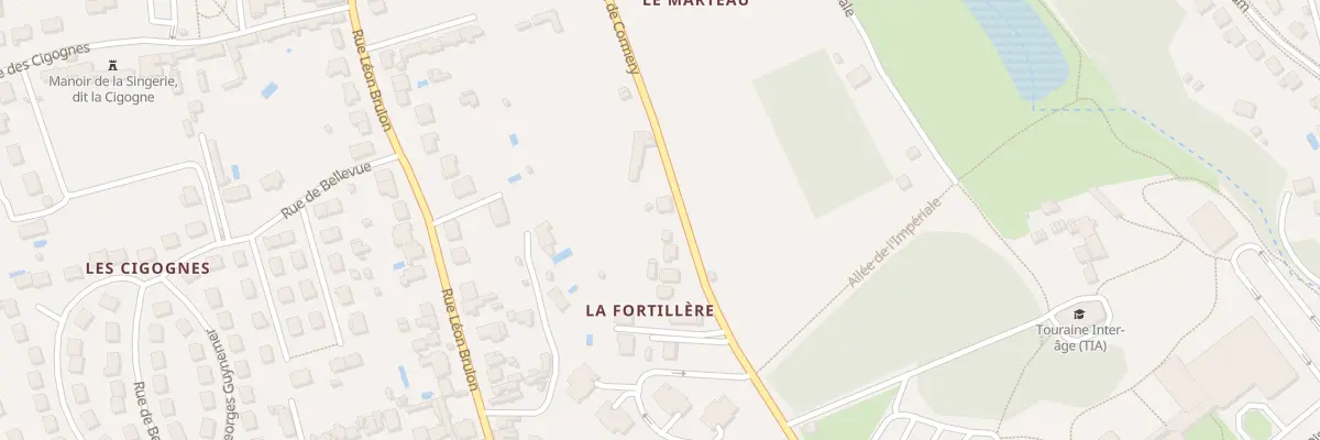 Plan du 101 Rue de Cormery à Saint-Avertin