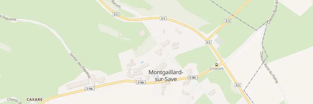 Plan du 2 Pl des Anciens Combattants à Montgaillard-sur-Save
