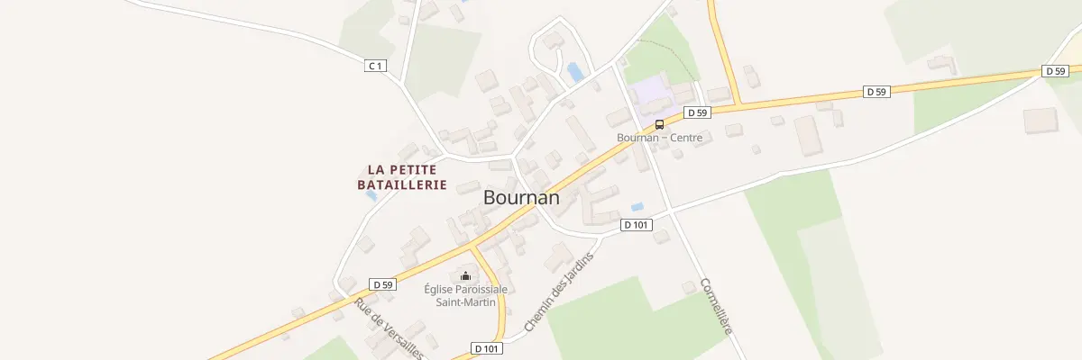 Plan du 8 Pl de la Mairie à Bournan