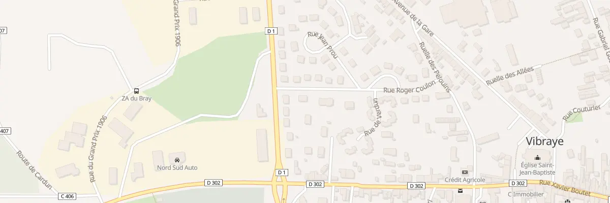 Plan du 13 Rue Roger Coulon à Vibraye