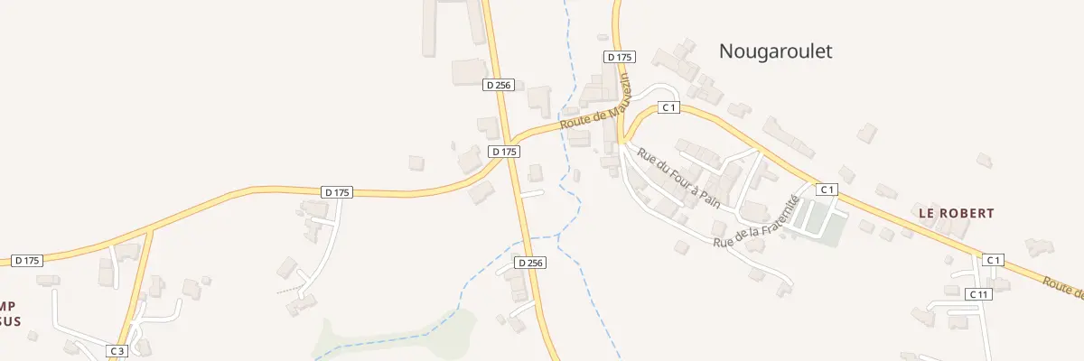 Plan du 5118 Au Village à Nougaroulet
