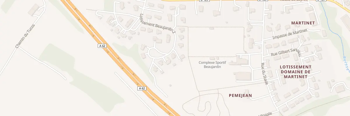 Plan du 25 Lot Beaujardin 2 à Caudecoste