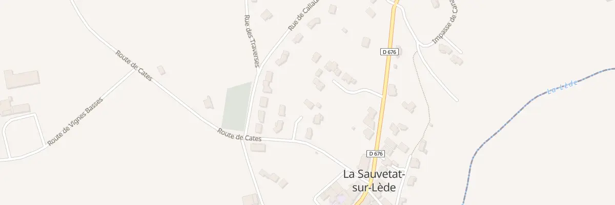 Plan du 5319 Les Caliaux à La Sauvetat-sur-Lède