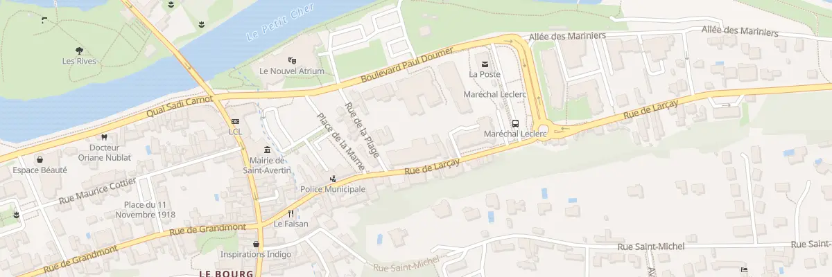 Plan du 28 Rue de Larçay à Saint-Avertin