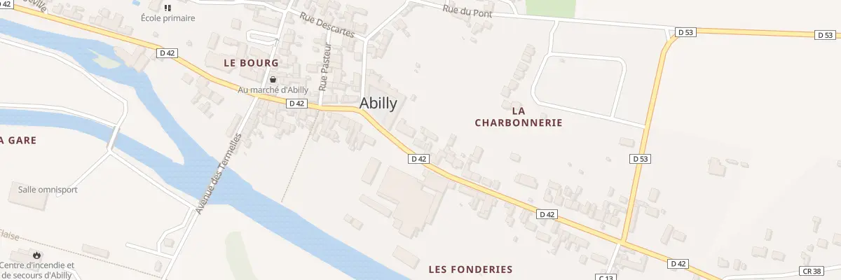 Plan du 6 Rue des Fonderies à Abilly