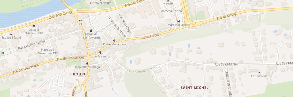 Plan du 31 Rue de Larçay à Saint-Avertin