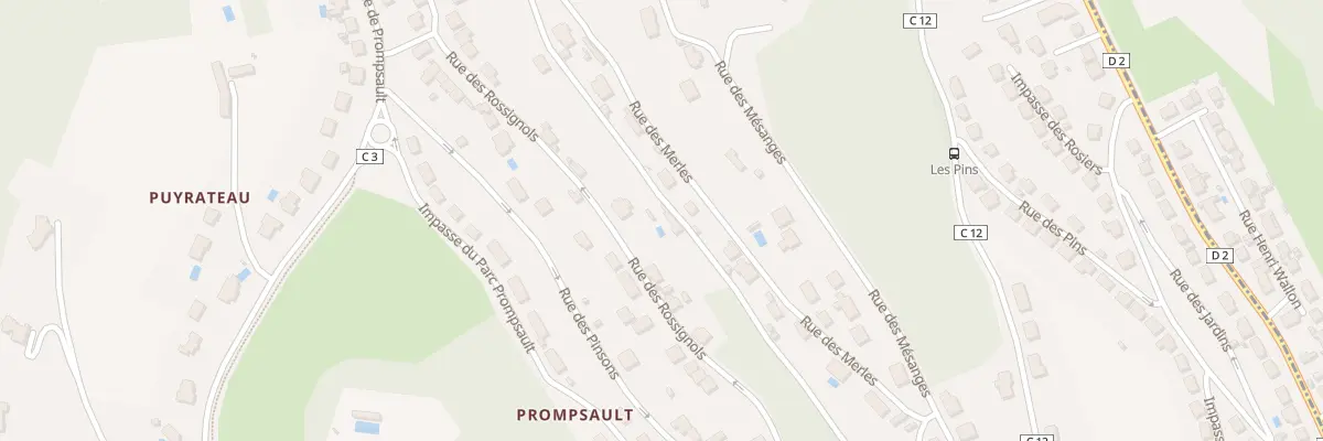 Plan du 4 Imp des Merles à Sanilhac