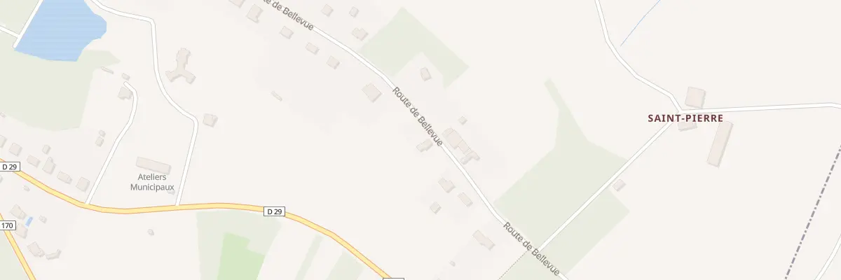 Plan du 61 Rte de Bellevue à Chabanais