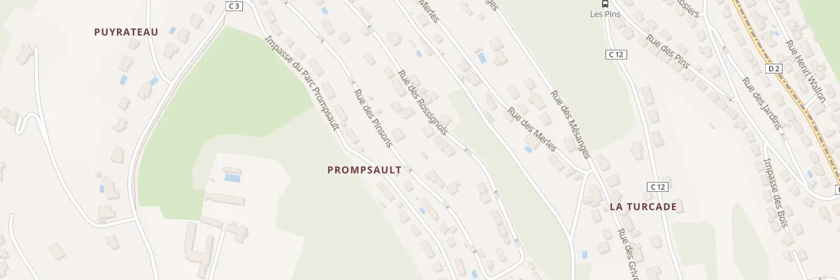 Plan du 22 Rue des Rossignols à Sanilhac