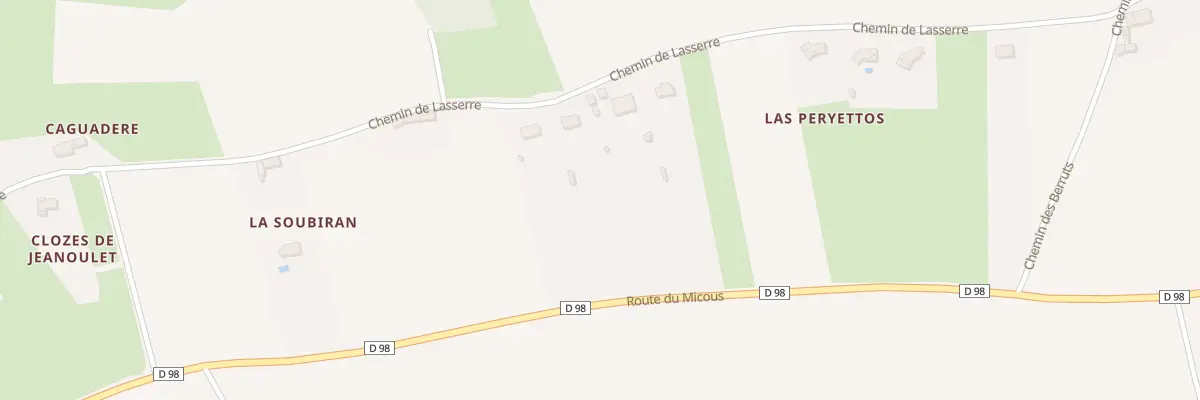 Plan du 9100 Las Peryettos à Saman