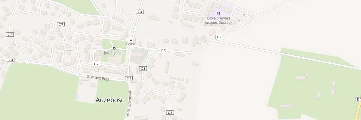 Plan du 104 Rue de l’Eglise à Auzebosc