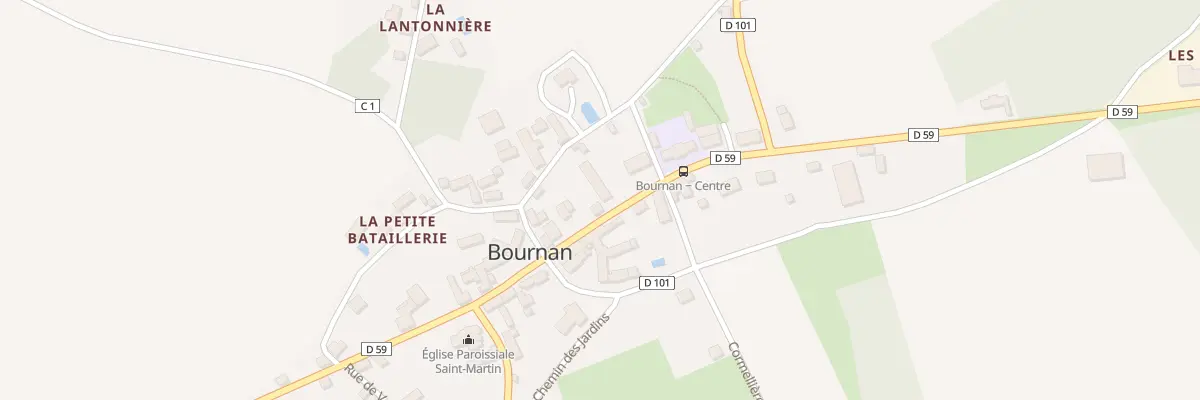 Plan du 16 Rue Principale à Bournan