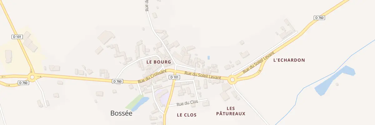 Plan du 3 Pl de la Gaieté à Bossée