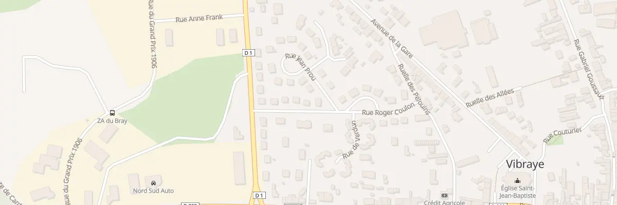Plan du 14 Rue Roger Coulon à Vibraye