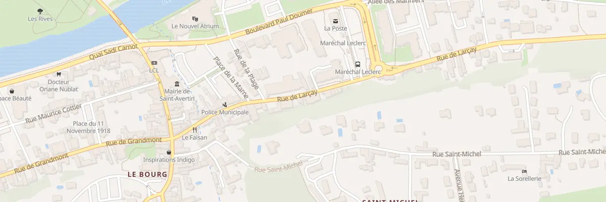 Plan du 35 Rue de Larçay à Saint-Avertin