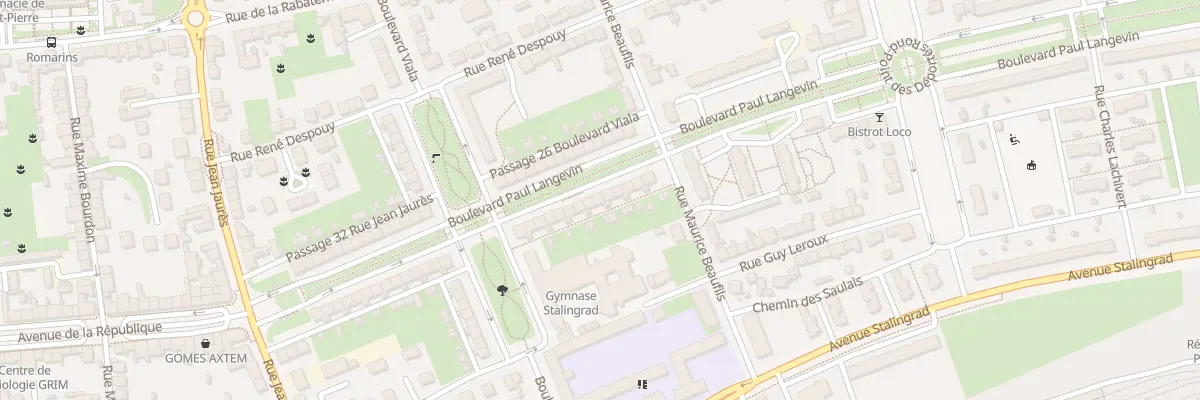 Plan du 45 Bd Paul Langevin à Saint-Pierre-des-Corps