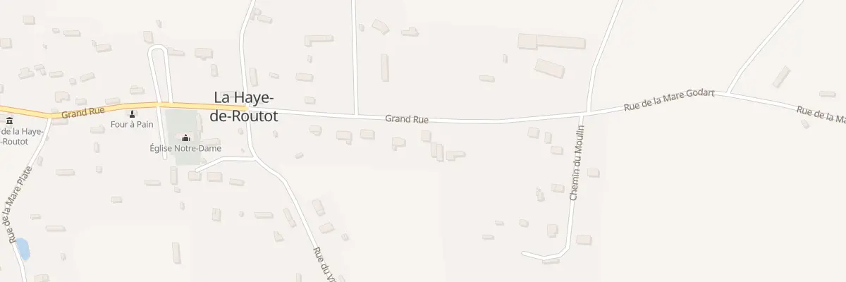Plan du 20 Grande Rue à La Haye-de-Routot