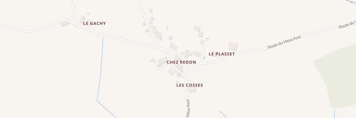 Plan du 5085 Chez Redon à Abzac