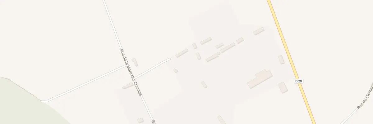 Plan du 690 Rue de la Mare des Champs à Cailleville