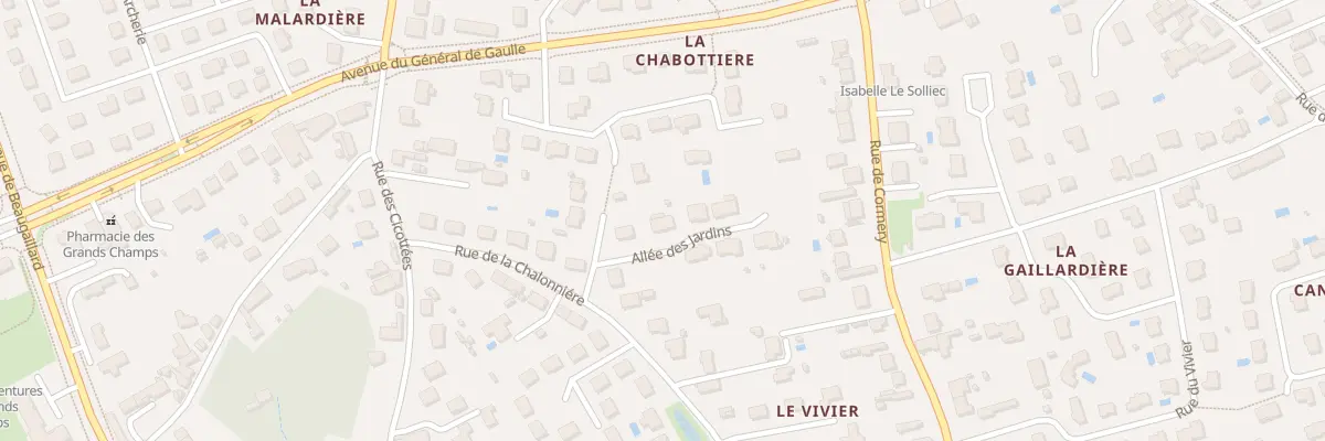 Plan du 10 All des Jardins à Saint-Avertin