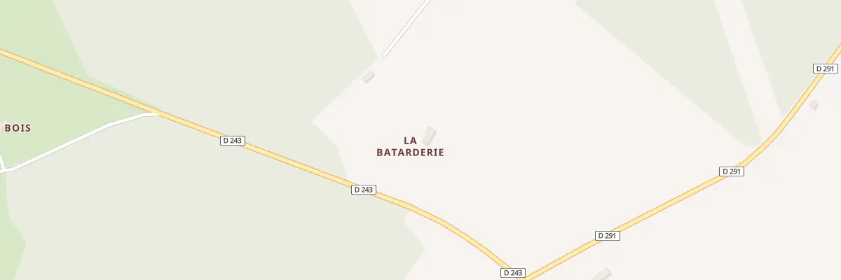 Plan du 107 La Batarderie à L’Hôme-Chamondot