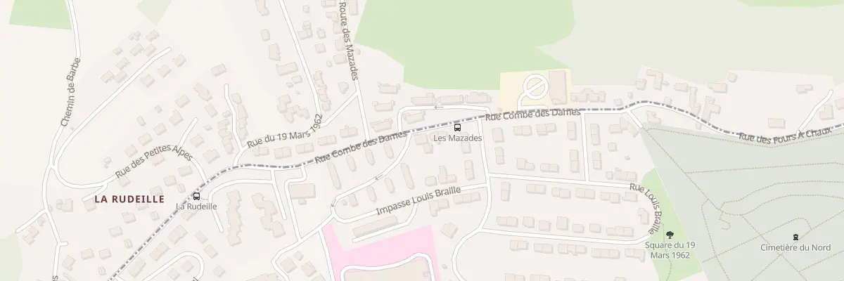 Plan du 244 Rue Combe des Dames à Périgueux