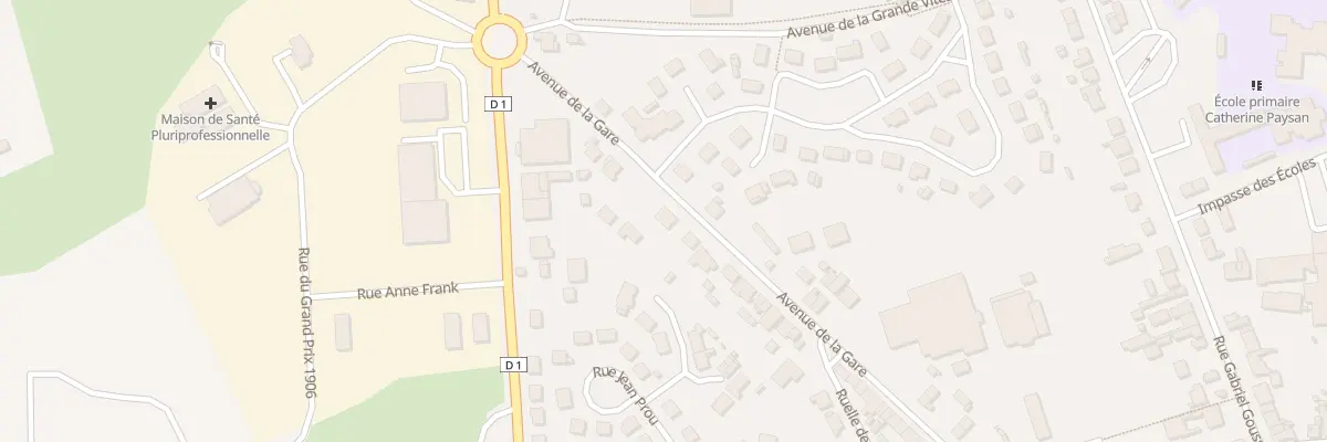 Plan du 51 Av de la Gare à Vibraye