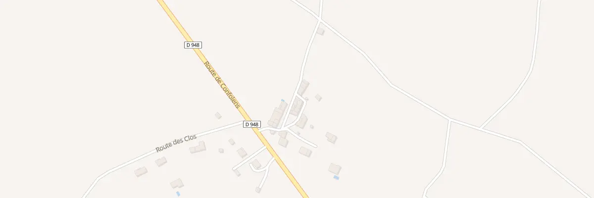 Plan du 5013 Les Bordes à Chabrac